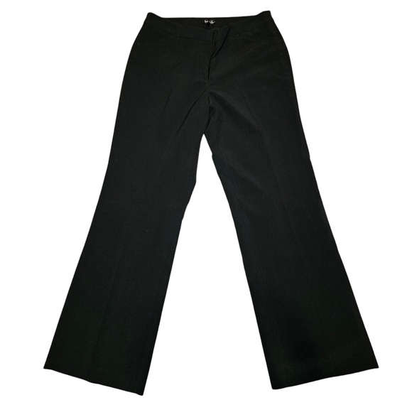 Nicole Miller New York Solid Black Work Pant Size 10 - Picture 2 of 8